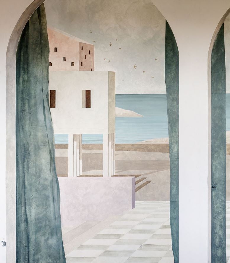 Elvira Solana — Mediterranean mural