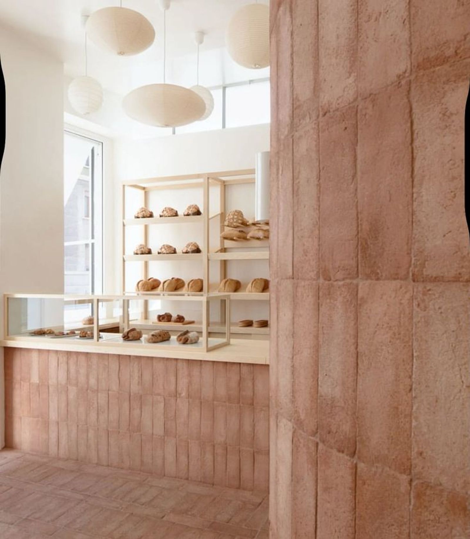 Artisan bakery in terracotta tiles