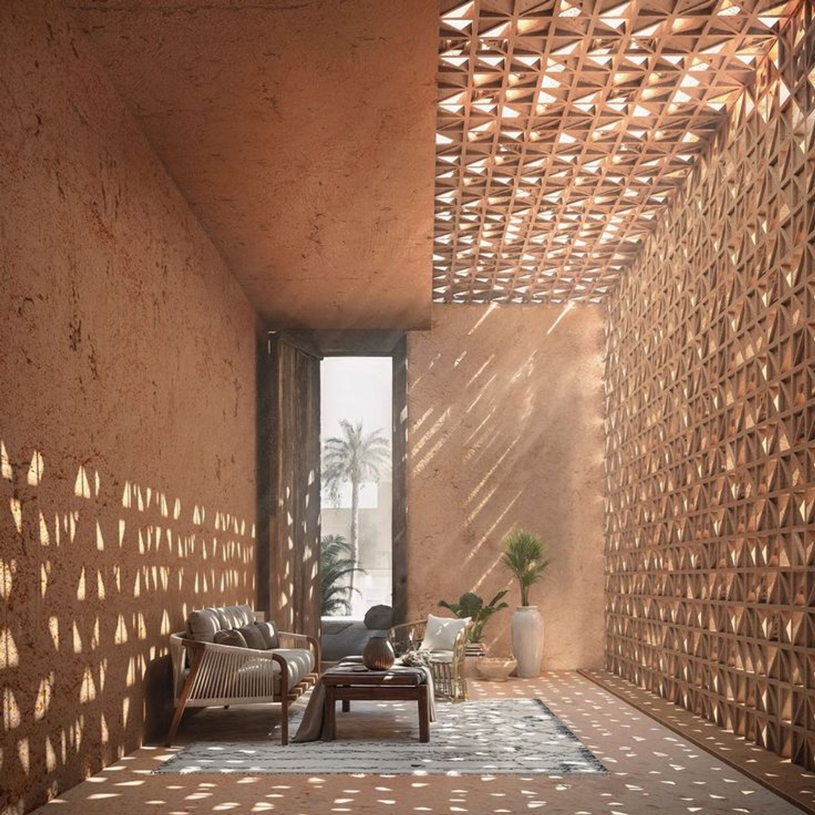 Geometric lattice shadow