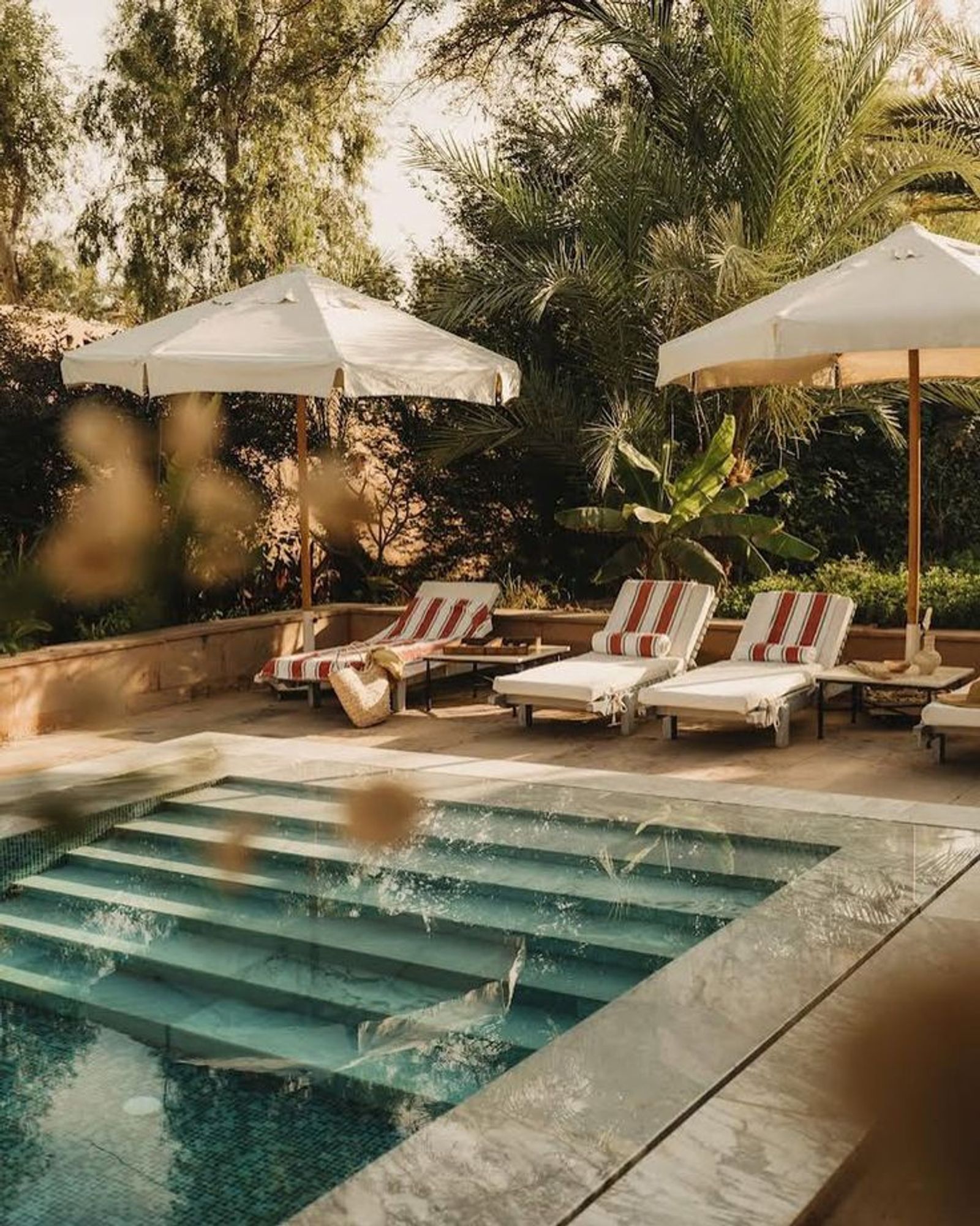 Luxury outdoor lounge